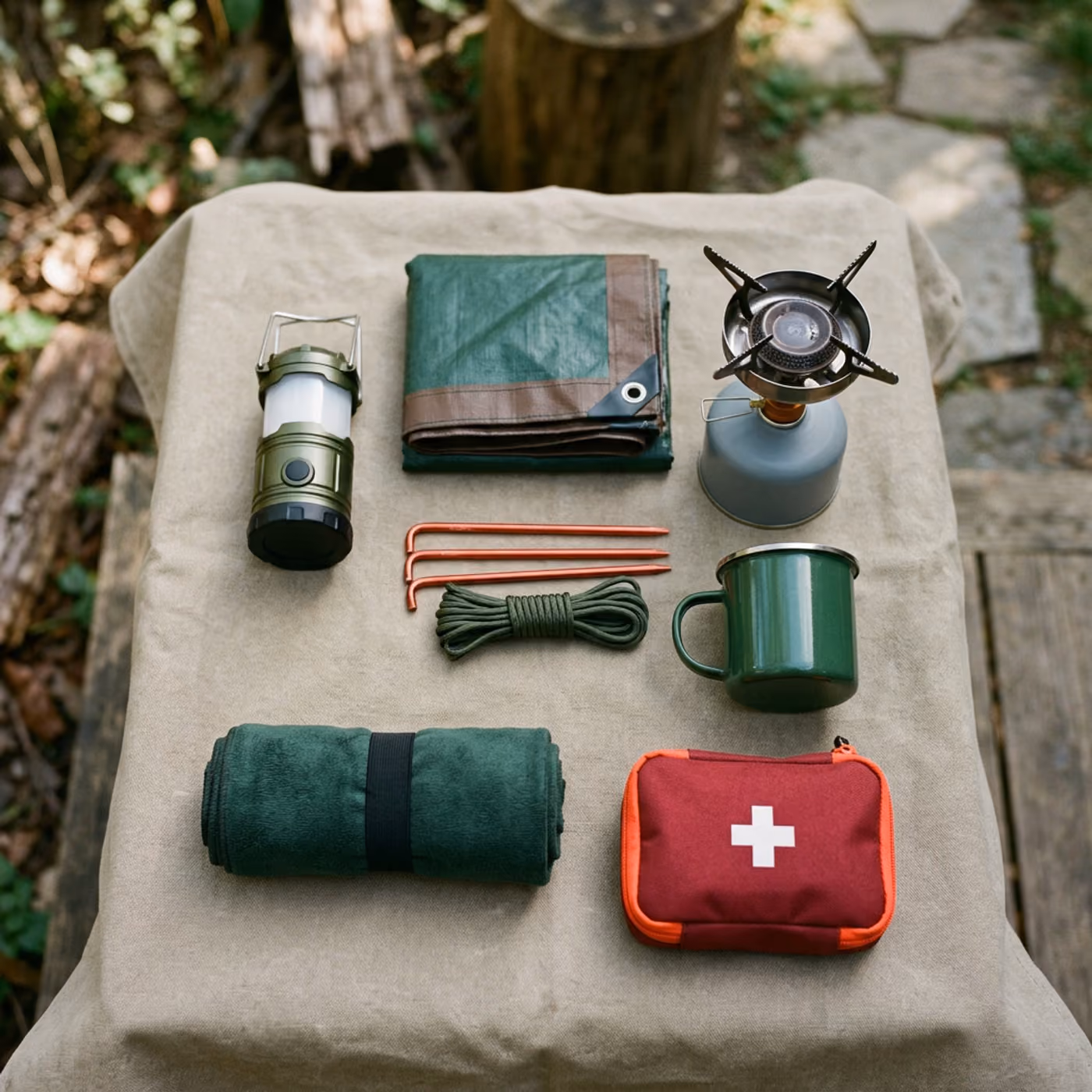 Compact Camping Gear for Beginners outdoor gear image