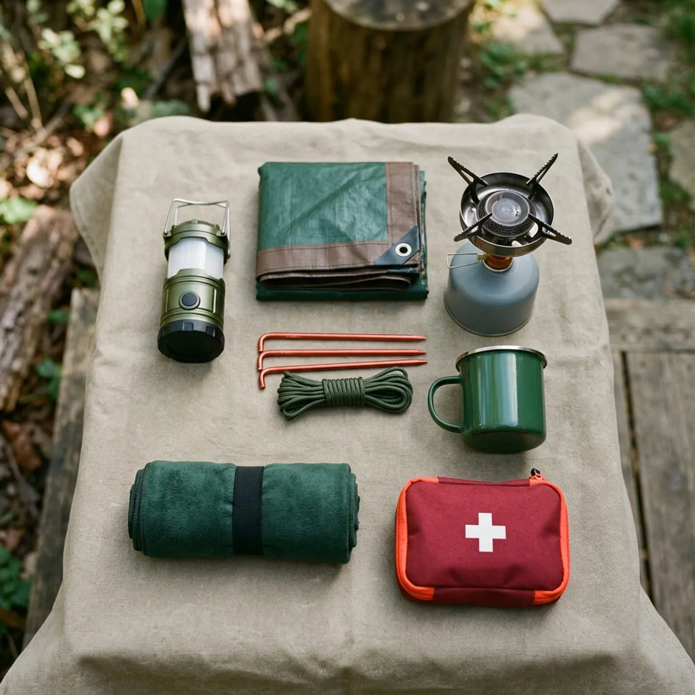 Compact Camping gear reference image