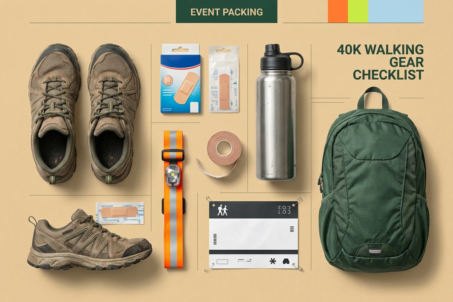 40K Walking Gear Checklist outdoor guide thumbnail