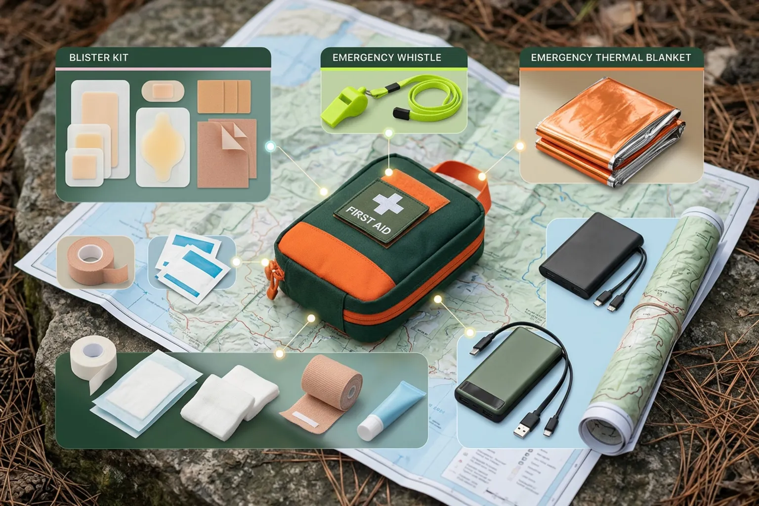 Hiking First Aid Kit Checklist outdoor guide thumbnail